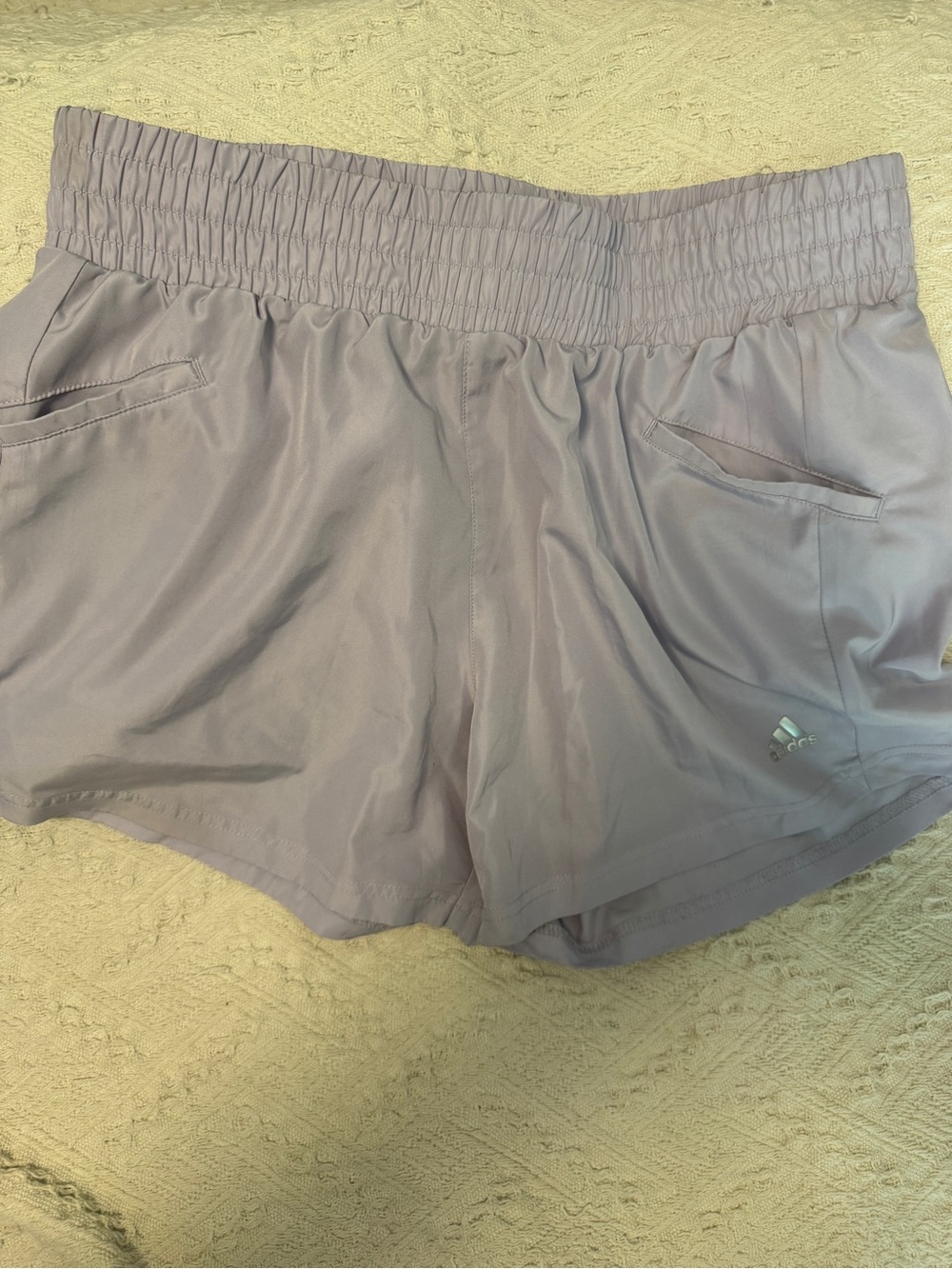 adidas Women’s Light Lavender Athletic Shorts
